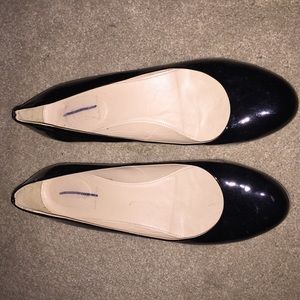 J Crew Patent Leather Rounded Toe Flats size 12